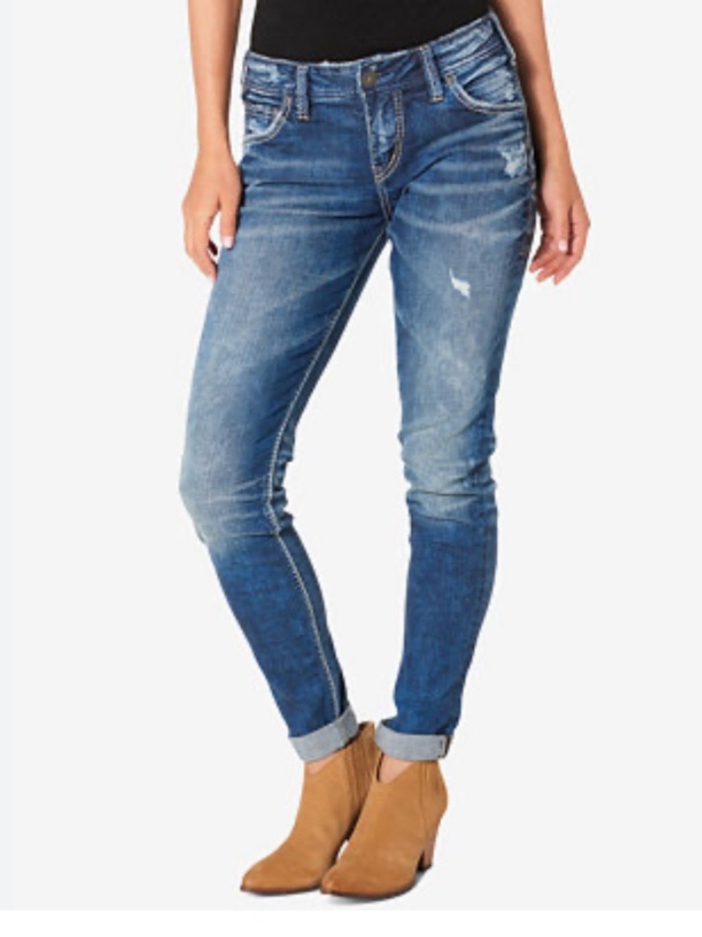 Y2K Mossimo Supply Co. Women's skinny Jeans - low rise size 7 fit 6 coupe 6.